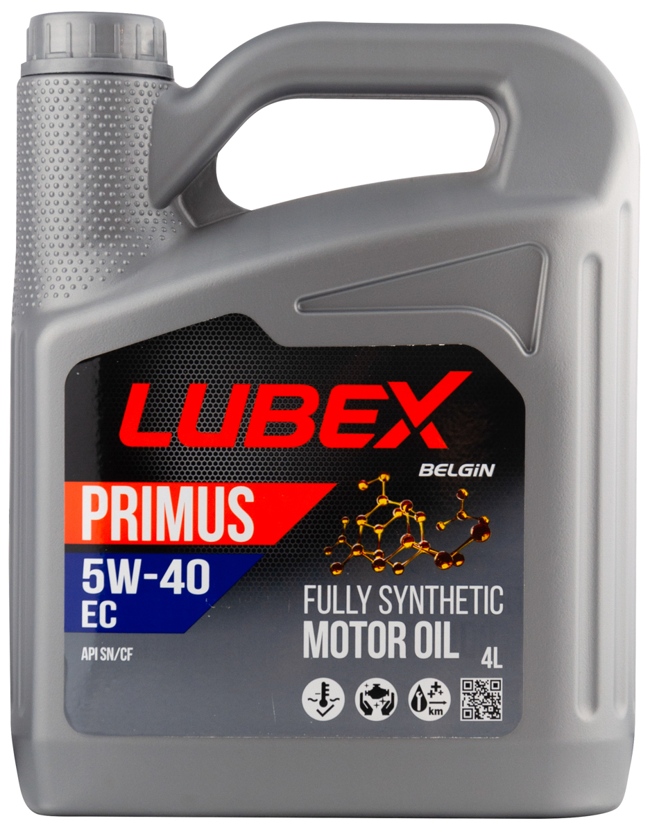 L034-1312-0404 LUBEX Синт. мот.масло PRIMUS EC 5W-40 (4л)