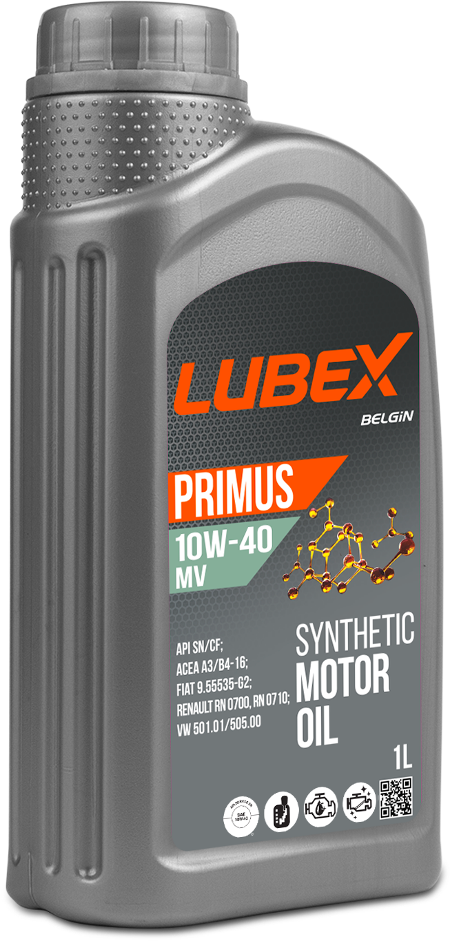 L034-1322-1201 LUBEX Синт. моторное масло PRIMUS MV 10W-40 CF/SN A3/B4 (1л)