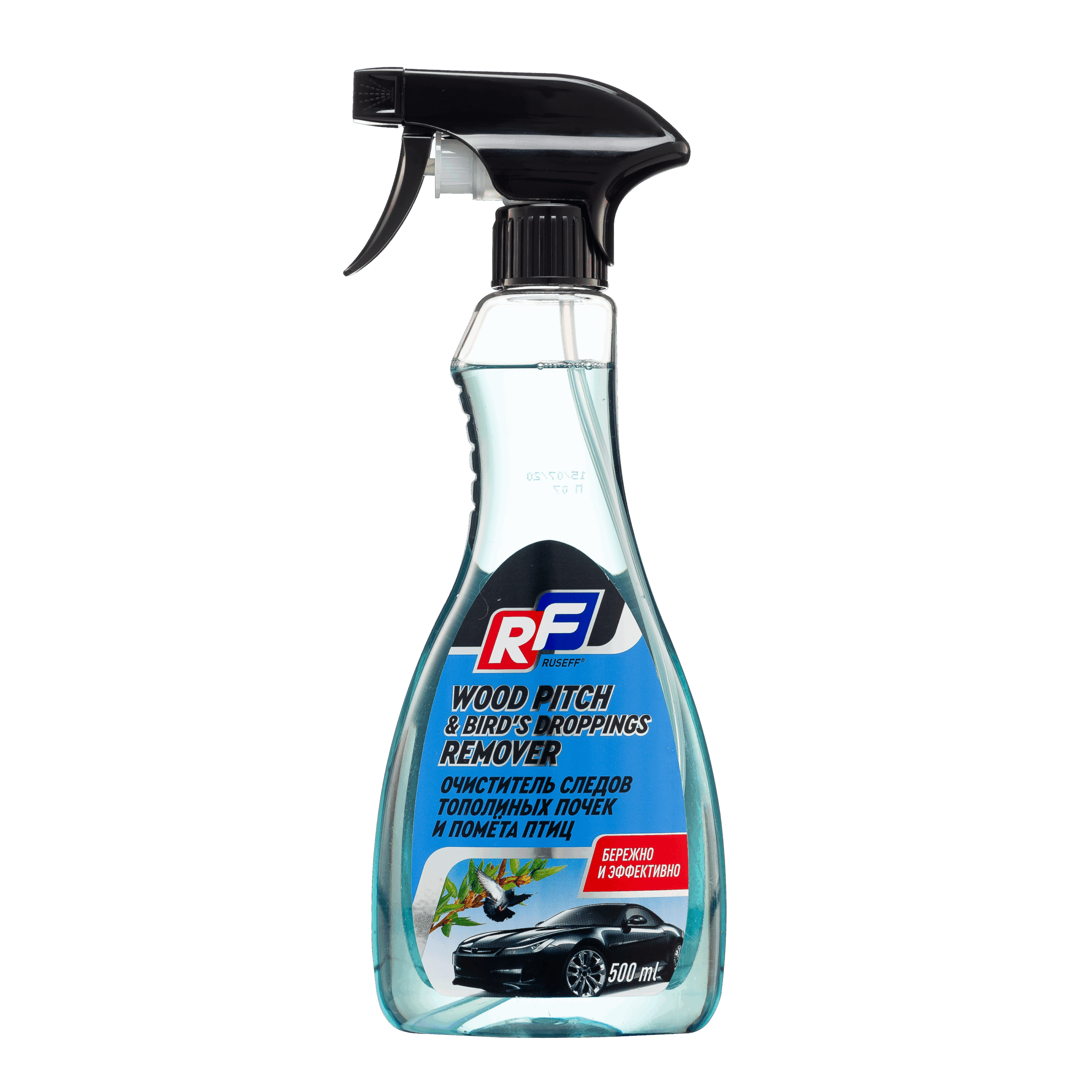 14357N RUSEFF Очиститель следов тополиных  почек и помёта птиц (500 мл)