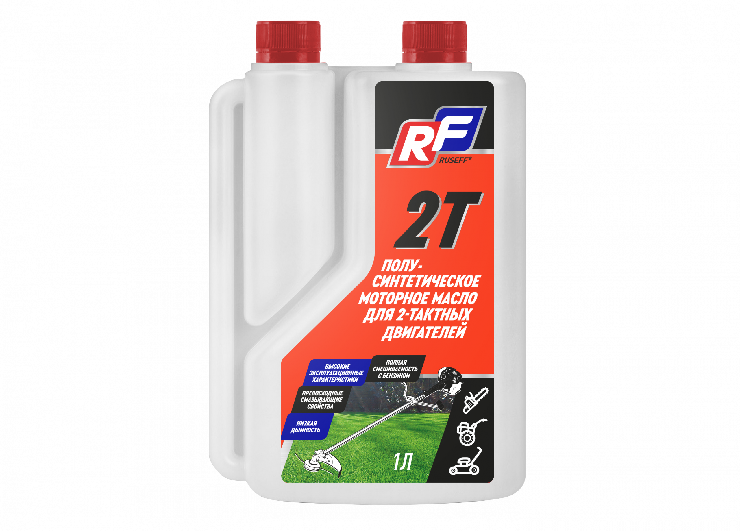 19761N RUSEFF Полу-синтетическое моторное масло д/2-т.двиг.TС (1л) таврида ойл