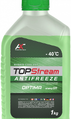 Охлаждающая жидкость Антифриз TOP STREAM OPTIMA (зеленый) 1 кг